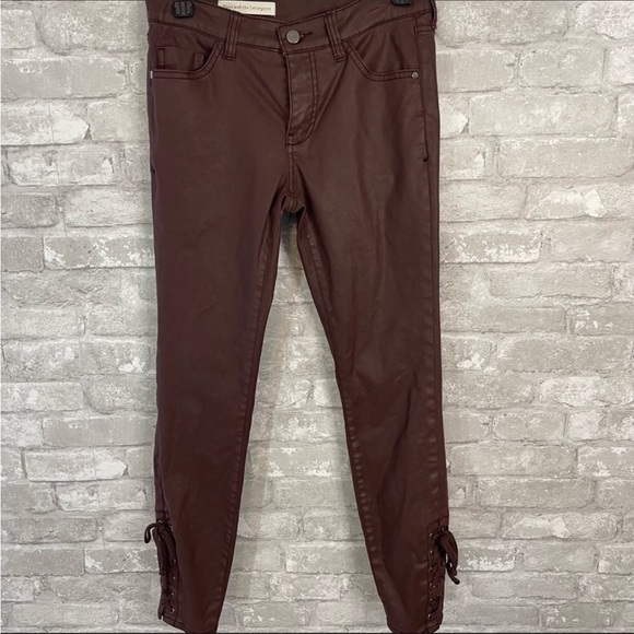 Anthropologie Pilcro and The Letterpress Faux Leather Pants - Picture 1 of 6
